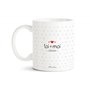 Manahia Mug Amour - Bonjour Mon Amour - Avec Boite Kraft - 330 mL Céramique - Imprimé en France - Saint Valentin - Cadeau Couple