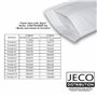 Jeco - Lot de 100 enveloppes à bulles d'air kraft blanches taille I/9 int. 300 x 440 mm pochettes matelassées d'expédition PRO