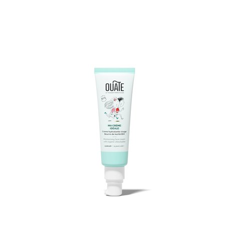 OUATE - Ma Crème Idéale - Crème Visage Hydratante et Apaisante - 9-11 Ans - Beurre de karité bio - 97% d'Ingrédients d'Origine N