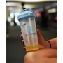 Nutripure | Shaker Proteine Inox | Transparent | Bouteille Shaker Sport avec Boule Inox | Mélange Homogène et Facile à Nettoyer 