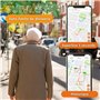 Weenect Silver- Téléalarme GPS pour Senior | sans Limite de Distance | 7 Jours d'autonomie | Bouton d’Alerte | Téléphone d'urgen