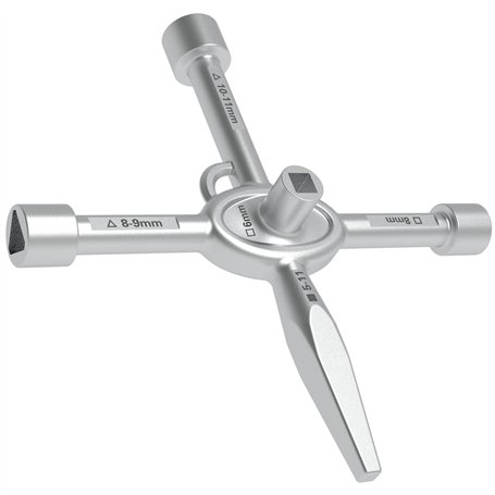 Millenium Works Clé Universelle Multifonction 4+1 Voies | Triangle