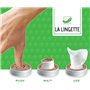 50 Grandes Lingettes Main Antiseptiques- Conditionnées en capsules individuelles pratiques -100% Biodégradables et Recyclables, 
