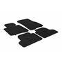 Set tapis de caoutchouc compatible avec BMW 4 serie F32 automate 2013- (T profil 4-pièces + clips de montage)
