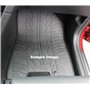 Set tapis de caoutchouc compatible avec Fiat 500X 2015- & Jeep Renegade après 02/2015- (T profil 4-pièces + clips de montage)