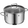 WMF Astoria 780556040 Ensemble de casseroles 5 pièces, Poêle haute avec couvercle (16/20/24), Poêle basse avec couvercle (20 cm)