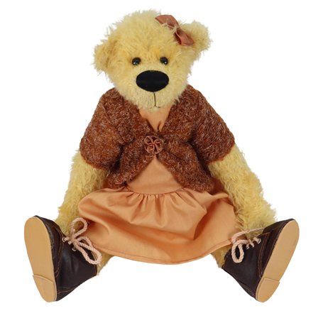 Clemens Teddy Lotin d'amour 35 cm édition limitée Mohairteddy Design Martina Lehr Ours de collection