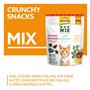 GimCat Crunchy Snacks Mix - Friandise pour Chat croustillante et Riche en protéines - 1 Sachet (1 x 140 g)