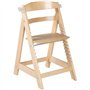 Chaise haute évolutive - ROBA - SIT UP CLICK & FUN - Plateau repas amovible - Hauteur réglable - Jusqu'a 70 Kg - Bois Naturel
