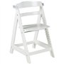 Chaise haute évolutive - ROBA - SIT UP CLICK & FUN - Plateau repas amovible - Hauteur réglable - Jusqu'a 70 Kg - Bois Laqué Blan