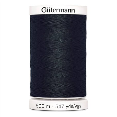 Gutermann Fil à Coudre en Polyester Noir 500 m 5