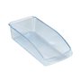 WENKO Casiers de Rangement pour réfrigérateur Boîte de Rangement, 3 pièces Transparent