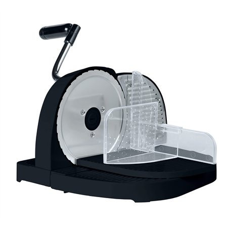 WENKO Trancheuse à pain manuelle E2X | Machine à couper le pain en ABS noir avec couteau en acier inoxydable | Accessoire de cui