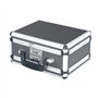 HMF 14411-02 Valise pour Deux Pistolets en Aluminium | Double Face | 31 x 26 x 15 cm | Noir