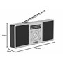 TechniSat DIGITRADIO 1 S - Radio Dab stéréo Portable avec Batterie Rechargeable (Dab+, FM, FM, Haut-Parleur, Prise Casque, mémoi