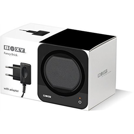 Boxy Swirl Fancy tourbillon de fantaisie Brique Tourne-montre noir avec Bloc alimentation (Modèle 2015)