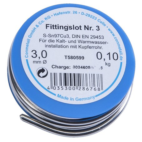 Cornat T580599 Fil de Soudure 100 GR 97%