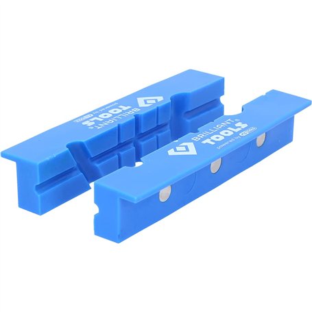 BRILLIANT TOOLS BT156940 Mordaches aimantées pour étaux avec rainures