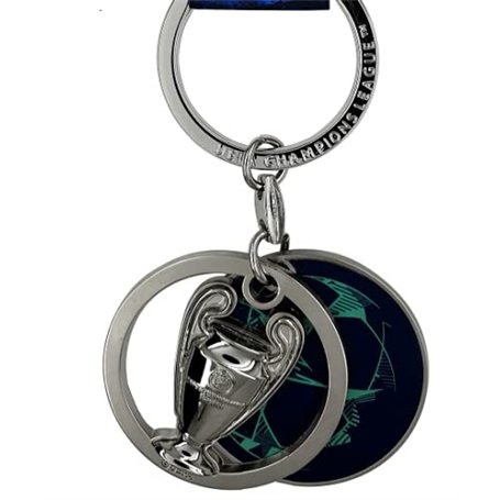 UEFA Porte-clés 2D 2 Parties de la ligue des Champions CL-SA-AC-3 Taille Unique Argenté