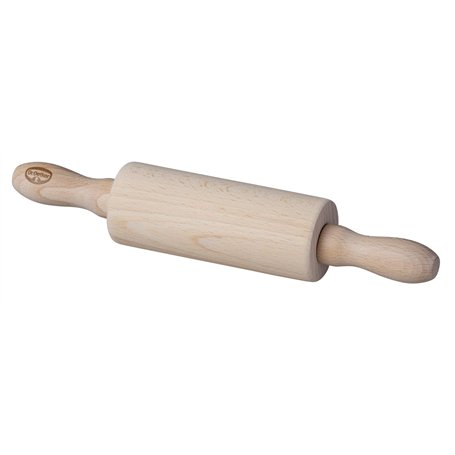 Dr. Oetker Mini rouleau à pâtisserie en bois pour les amateurs de pâtisserie – 23 cm