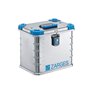 ZARGES - Caisse Aluminium Eurobox - Boîte Stockage & Transport Universelle - 400x300x340 mm - Aluminium Naturel - Poignées De Tr