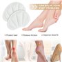 Kronwahl 3 PAIRES de protections pour talons, coussinets de talon de haute qualité pour chaussures, protège-talons confortables,