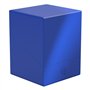 Ultimate Guard - Boîte de rangement pour cartes à jouer Boulder 100+ Solid Bleu - Couleur Unie en Plastique - 76mm x 75mm x 98.5
