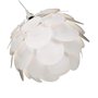 kwmobile Lampe Puzzle Suspension Plafond - Luminaire Abat-Jour Fleur avec Câble et Bague E27 - Lustre Chambre Salle à Manger Cui