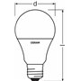 OSRAM Ampoule LED | Culot: E27 | Blanc chaud | 2700 K | 9 W | équivalent à 60 W | dépolie | LED Retrofit RGBW avec télécommande