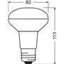 OSRAM réflecteur LED | Culot: E27 | Blanc chaud | 2700 K | 4,30 W | équivalent à 60 W | LED STAR R80