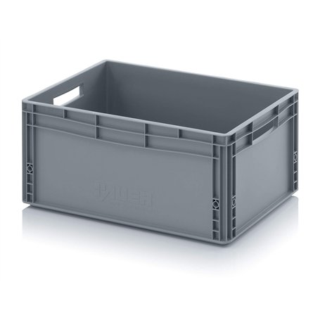 Auer Packaging Bac de rangement empilable 60 x 40 x 27 euros 60 x 40 x 27 cm Gris