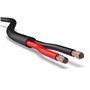 Auprotec Câble de véhicule 5 m - 2 x 0,75 mm² - Câble rond 2 fils noir/rouge - Câble électrique FLRYY - Pour remorque de voiture