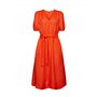 ESPRIT 034ee1e377 Robe, 880/Bright Orange, 42 Femme
