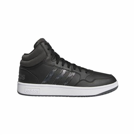 Chaussures casual homme Adidas Hoops 3.0 Mid Noir