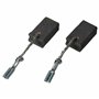 vhbw 2x balais de charbon 6 x 10 x 17 mm compatible avec Bosch GWS 19-125 CI 3601G9N000 outil électrique