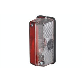 HELLA 2XS 005 020-001 Feu d'encombrement - 24V - Montage en saillie - Couleur du voyant: limpide/rouge/blanc - gauche/supérieur/