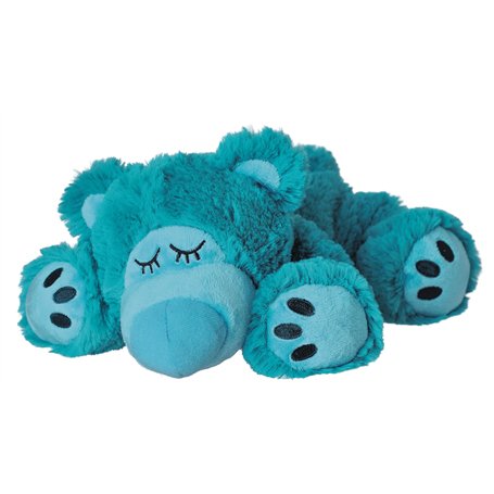 Warmies Sleepy Bear türkis: Stofftier mit Lavendel-Füllung