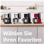 Bosch Styline TKA8A054 Cafetière filtre en acier inoxydable 1,1 l pour 8 à 12 tasses, réservoir d'eau amovible, système anti-gou