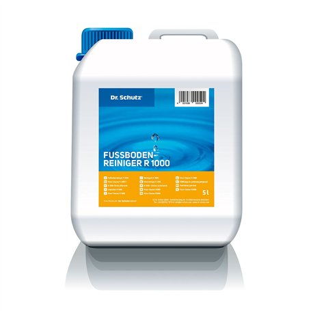Dr. Schutz Nettoyant pour sols R 1000 5 l - Nettoyage sans traces pour PVC