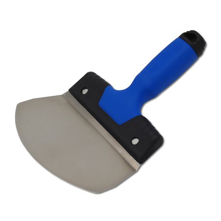 DEWEPRO Grattoir à seau - Pelle à seau - Spatule courbée - excellente pour le prélèvement de mastic dans les seaux