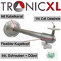 TronicXL Support mural universel pour capteur de pluie et anémomètre NETATMO (NRG01-WW, NWA01-WW)