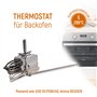 Régulateur de température de rechange pour Amica 8032828 EGO 55.17069.140 - Thermostat de four 299 °C - Pièces de rechange
