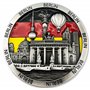 United1871 Aimant en métal Berlin | Souvenir typique de la capitale | Aimant de réfrigérateur | Conçu en Allemagne