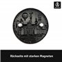 United1871 Aimant en métal Berlin | Souvenir typique de la capitale | Aimant de réfrigérateur | Conçu en Allemagne