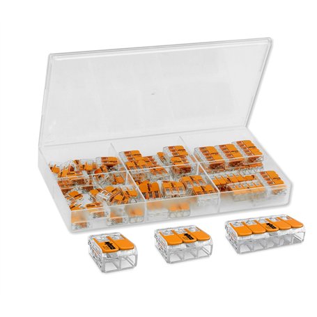 Wago Lot de 61 pinces de serrage