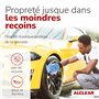 ALCLEAR 8201000 Kit d’Entretien Automobile Professionnel 4 Pièces avec Chiffon de Séchage en Microfibre, Chiffon Universel Doubl