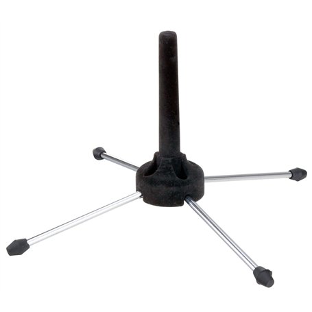 Classic Cantabile » Support pour flûte traversière et clarinette - Métal/plastique - Chrome/noir