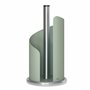 stardis Porte-rouleau d'essuie-tout design en acier inoxydable mat H 30 cm Ø 15 cm Porte-rouleau de papier essuie-tout Vert agav
