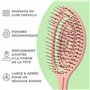 Ninabella Brosse Demelante Cheveux - Brosse a Cheveux Femme Homme Enfant Fille Garcon pour Cheveux Bouclés Lisses Crepus - Bross