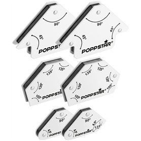 Poppstar Set de positionneurs magnétiques pour la soudure (angle de 45°
